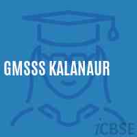 Gmsss Kalanaur High School Logo