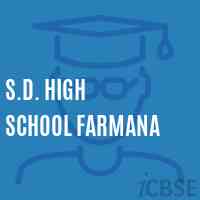 S.D. High School Farmana Logo