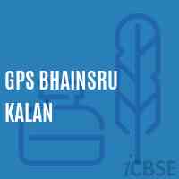 Gps Bhainsru Kalan Primary School Logo