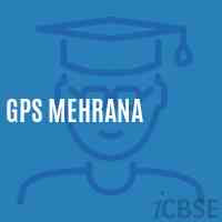 Gps Mehrana Primary School Logo