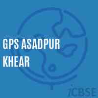 Gps Asadpur Khear Primary School Logo