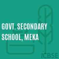 Govt. Secondary School, Meka Logo