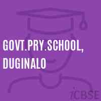 Govt.Pry.School, Duginalo Logo