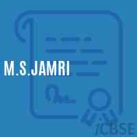 M.S.Jamri Middle School Logo