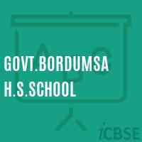 Govt.Bordumsa H.S.School Logo