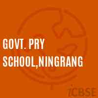 Govt. Pry School,Ningrang Logo