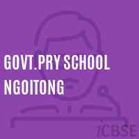 Govt.Pry School Ngoitong Logo