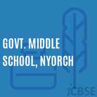 Govt. Middle School, Nyorch Logo