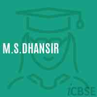 M.S.Dhansir Middle School Logo