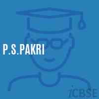 P.S.Pakri Primary School Logo