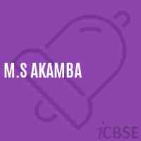 M.S Akamba Middle School Logo