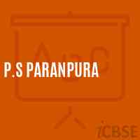 P.S Paranpura Primary School Logo