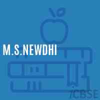 M.S.Newdhi Middle School Logo