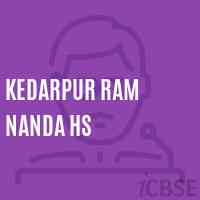 Kedarpur Ram Nanda Hs High School Logo