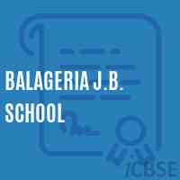 Balageria J.B. School Logo