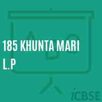 185 Khunta Mari L.P Primary School Logo