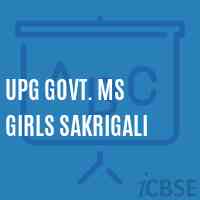 Upg Govt. Ms Girls Sakrigali Middle School Logo