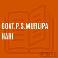 Govt.P.S.Murlipahari Primary School Logo