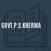 Govt.P.S.Kherwa Primary School Logo