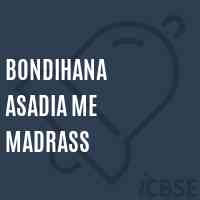 Bondihana Asadia Me Madrass Middle School Logo