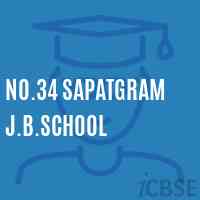 No.34 Sapatgram J.B.School Logo