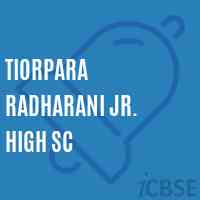 Tiorpara Radharani Jr. High Sc School Logo
