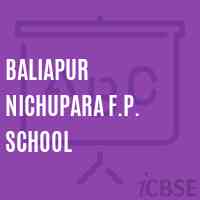 Baliapur Nichupara F.P. School Logo