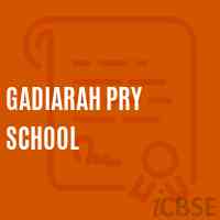 Gadiarah Pry School Logo