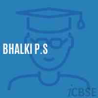 Bhalki P.S Primary School Logo