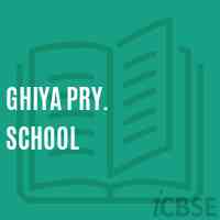 Ghiya Pry. School Logo
