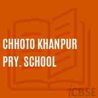 Chhoto Khanpur Pry. School Logo