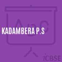 Kadambera P.S Primary School Logo