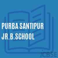 Purba Santipur Jr.B.School Logo