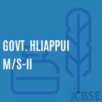 Govt. Hliappui M/s-Ii School Logo