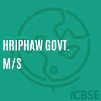 Hriphaw Govt. M/s School Logo