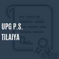 Upg P.S. Tilaiya Primary School Logo