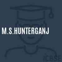 M.S.Hunterganj Middle School Logo
