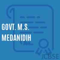 Govt. M.S. Medanidih Middle School Logo