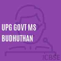 Upg Govt Ms Budhuthan Middle School Logo