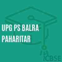 Upg Ps Balra Paharitar Primary School Logo