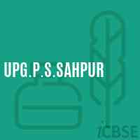 Upg.P.S.Sahpur Primary School Logo