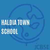 Haldia Town School Logo