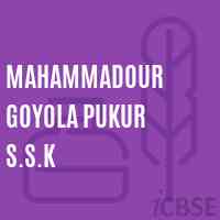 Mahammadour Goyola Pukur S.S.K Primary School Logo