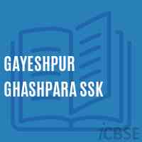 Gayeshpur Ghashpara Ssk Primary School Logo