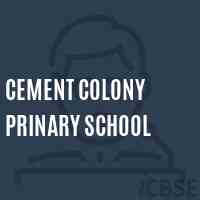 Cement Colony Prinary School Logo