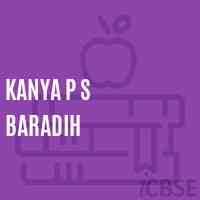 Kanya P S Baradih Primary School Logo