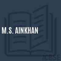 M.S. Ainkhan Middle School Logo