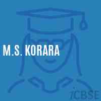 M.S. Korara Middle School Logo