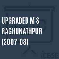 Upgraded M S Raghunathpur (2007-08) Middle School Logo