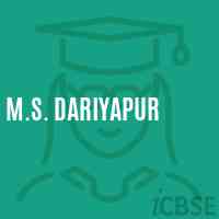 M.S. Dariyapur Middle School Logo